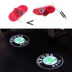 SET 2 PROIECTOARE LED LOGO DEDICATE SKODA 7W