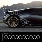 Set Sticker Auto Honeycomb MT01
