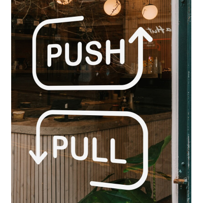 Set Sticker Pull - Push