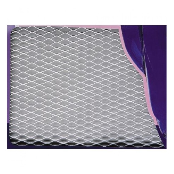 Grila din aluminiu pentru bara protectie argintie
