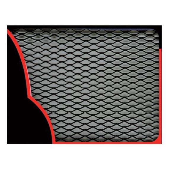 Grila din aluminiu pentru bara protectie negru
