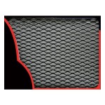 Grila din aluminiu pentru bara protectie negru