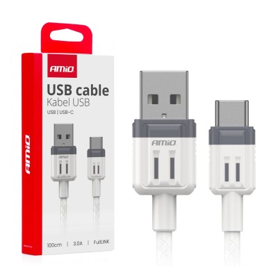 Cablu de încărcare USB-A - USB-C 3A 100 cm FullLINK