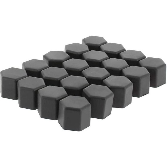 Set Capace Prezoane Silicon Negru 17"