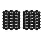 Sticker Geamuri Honeycomb