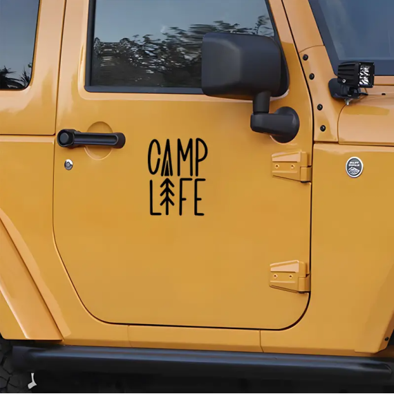 Sticker Auto Offroad Camp Life