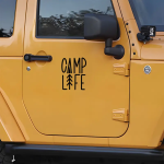 Sticker Auto Offroad Camp Life