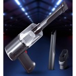 Aspirator Auto Fara Fir HEPA 120W, Autonomie 30 Min, Incarcare USB