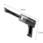Aspirator Auto Fara Fir HEPA 120W, Autonomie 30 Min, Incarcare USB