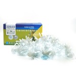 Instalatie Craciun Tip Perdea, 320 LED-uri, 3m x 3m, Alb Rece