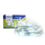 Instalatie Craciun Tip Perdea, 240 LED-uri, 2m x 2m, Alb Rece