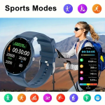 Ceas Smartwatch Fitness ZL02D Android/iOS IP67 Negru