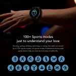 Ceas Smartwatch Fitness ZL02D Android/iOS IP67 Roz