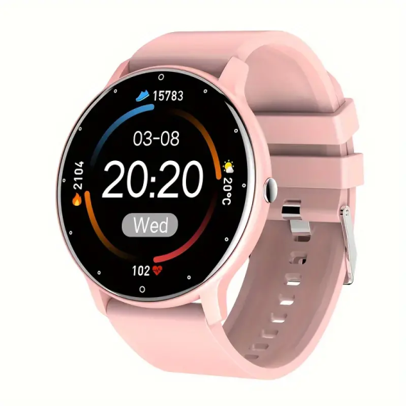 Ceas Smartwatch Fitness ZL02D Android/iOS IP67 Roz