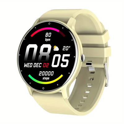 Ceas Smartwatch Fitness ZL02D Android/iOS IP67 Galben