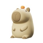 Lampa De Veghe Pentru Copii, Din Silicon, Senzor Tactil, Model Capibara