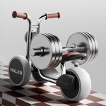 Bicicleta De Echilibru Haler Pentru Copii 1-6 Ani, Gri Grafit