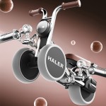 Bicicleta De Echilibru Haler Pentru Copii 1-6 Ani, Gri Grafit