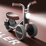 Bicicleta De Echilibru Haler Pentru Copii 1-6 Ani, Gri Grafit