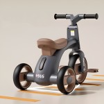 Bicicletă De Echilibru Cu Trei Roti Pentru Copii, Corgi Scooter Alb