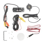 Sistem de parcare 2 in 1 cu camera de marsarier si 2 senzori de parcare incorporati S451