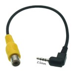 Cablu Adaptor Interfata Camera Video Jack 2.5mm - RCA