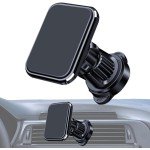 Suport Auto MagSafe pentru Telefon – Prindere pe Grilă, Rotativ 360°, Magnet Puternic