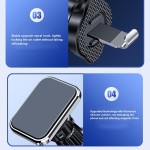 Suport Auto MagSafe pentru Telefon – Prindere pe Grilă, Rotativ 360°, Magnet Puternic