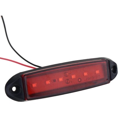 Lampa Led Camion Rosu 24V