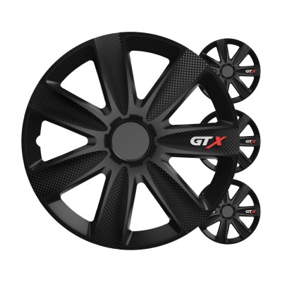 Set 4 Buc Capace Roti GTX Black Carbon 17"