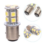 Led auto 24V BA15S 13 SMD Rosu cu pini simetrici la 180 grade