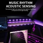 Banda Ambientala Acrilica Symphony Cu LED 110CM + 35CM Alimentare USB