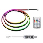 Banda Ambientala Acrilica Symphony Cu LED 110CM + 35CM Alimentare USB