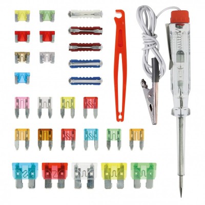Set Sigurante Cu Amperaj Variat Si Tester 6-12V