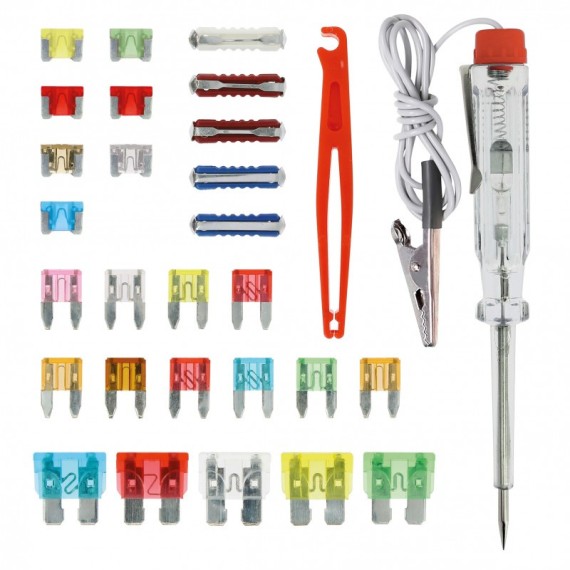 Set Sigurante Cu Amperaj Variat Si Tester 6-12V