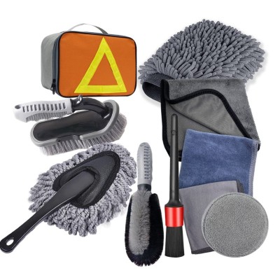 Set 10 Piese Spalare Curatare Intretinere Auto