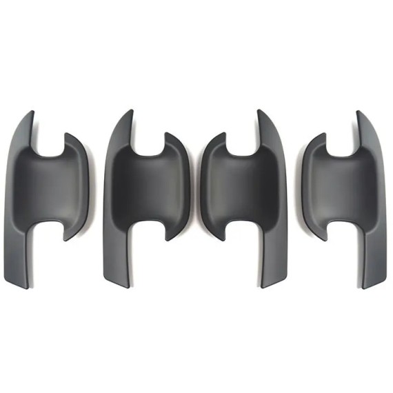 Set 4 Ornamente Manere Interior Usa Ford Ranger T9 Negru Mat