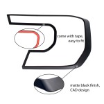 Set 2 Ornamente Faruri Ford Ranger T9 Wildtrak Negru Mat