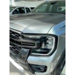 Set 2 Ornamente Faruri Ford Ranger T9 Wildtrak Negru Mat
