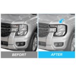 Set 2 Ornamente Faruri Ford Ranger T9 XL XLS Negru Mat