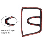 Set 2 Ornamente Stopuri Ford Ranger T9 Wildtrak Negru Mat