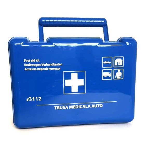 Trusa Medicala Auto Prim Ajutor Cu Dispozitiv Resuscitare