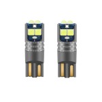 Set 2 Led T10 Alb Canbus 6 SMD 3030 12V IP65