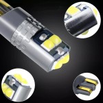 Set 2 Led T10 Alb Canbus 6 SMD 3030 12V IP65