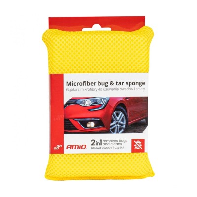 Burete Auto Microfirbra Indepartat Insecte Si Gudron