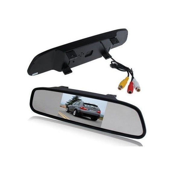 Display auto LCD 4.3 inch D703 pe oglinda retrovizoare