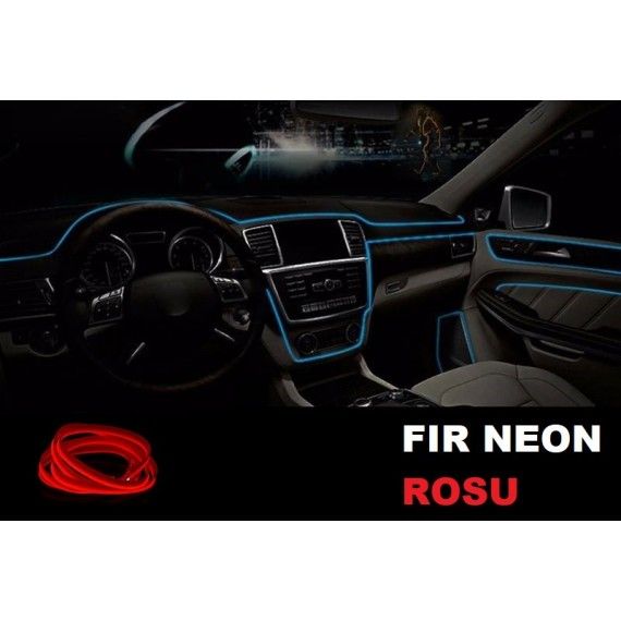 Fir Neon Rosu - Lungime 2M
