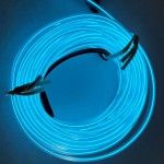 Fir Neon Albastru Turcoaz- Lungime 5M