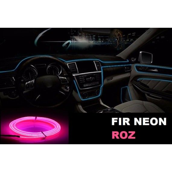 Fir Neon Roz - Lungime 2M
