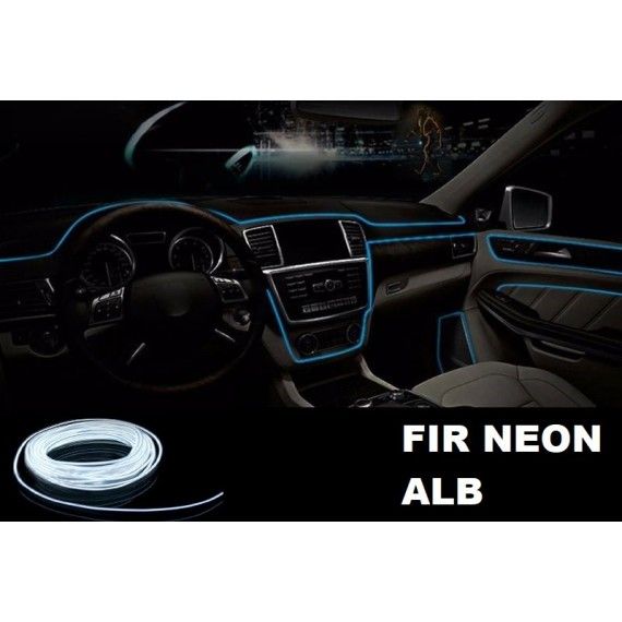 Fir Neon Alb - Lungime 2M